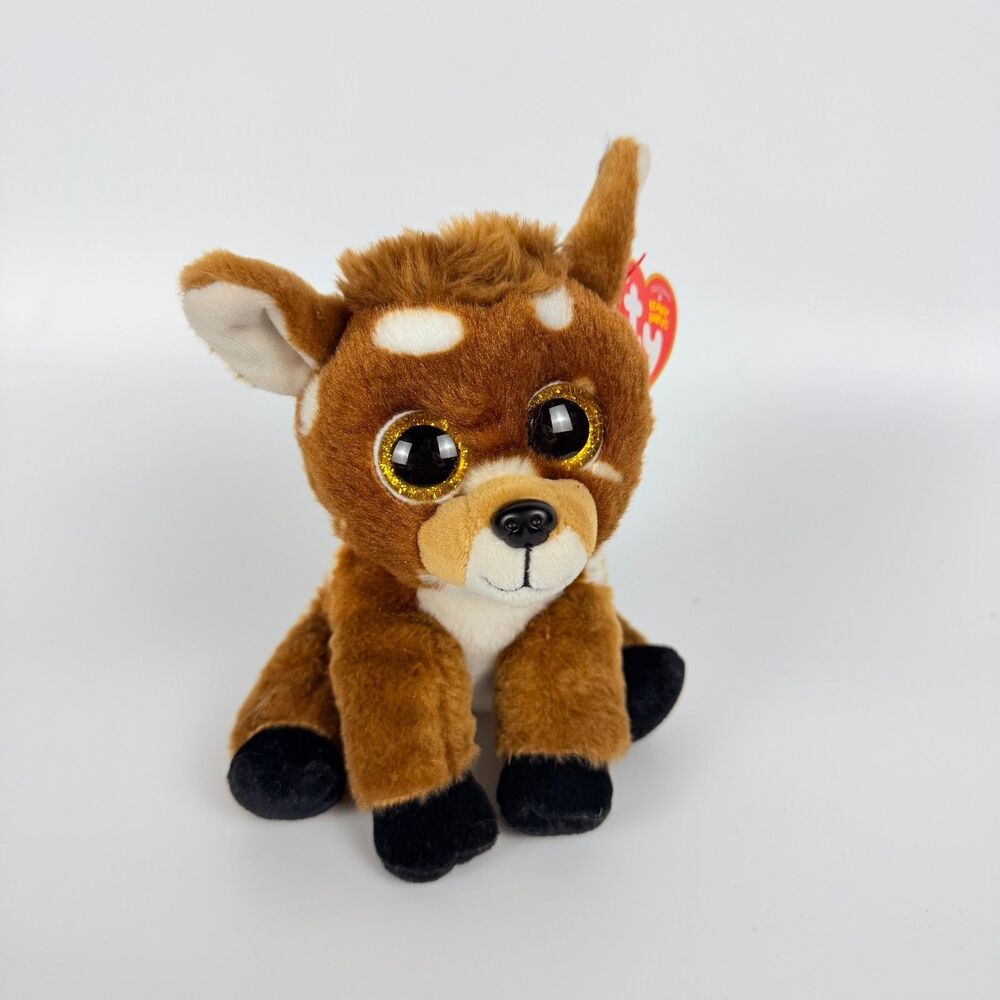 Ty Beanie Baby  BUCKLEY the Baby Deer Fawn Plush Stuffed Animal